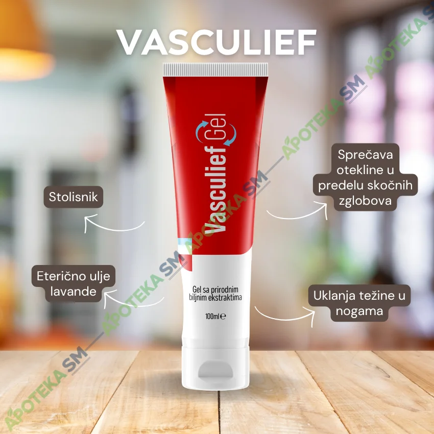 Vasculief Gel Namena